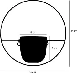 Mica Decorations Dexter Bloempot Wand - L34 X B14 X H34 Cm - Goud 9 Mica Decorations Dexter Bloempot Wand - L34 X B14 X H34 Cm - Goud -Gardena Winkel 1200x1141 6