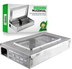 VerminBuster Diervriendelijke Muizenval - Geschikt Voor Meerdere Muizen - Rechthoek Inloopval