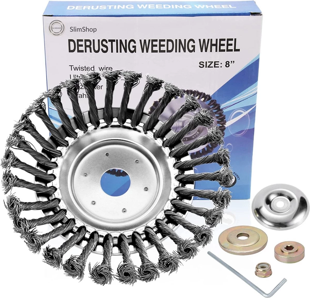 Merkloos SlimShop Onkruidborstel - Bosmaaier Grastrimmer - Onkruid - Onkruidkrabber - Voegenborstel - Onkruidverwijderaar - Max 10.000 Toerental P/m - 20CM 10 Merkloos SlimShop Onkruidborstel - Bosmaaier Grastrimmer - Onkruid - Onkruidkrabber - Voegenborstel - Onkruidverwijderaar - Max 10.000 Toerental P/m - 20CM - Afbeelding 10