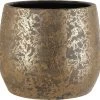 Mica Decorations Clemente Bloempot - H25,5 X Ø32 Cm - Terracotta - Goud
