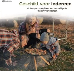 Flowkey® Houtklover XL - Houtsplijter Bijl - Houtkliever Kloofwig Gietijzer - Voor Hout & Aanmaakhout - Inclusief Gratis Bevestigingsset -Gardena Winkel 1200x1158