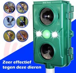 Milize Solar Kattenverjager - Honden En Kattenschrik - Muizenverjager - Marterverjager - Vogelverjager - Oplaadbare Batterijen - Bewegingssensor - Zonne Energie - USB Lader - Katten Verjager -Gardena Winkel 1200x1158 8