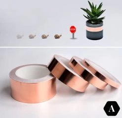 Kopertape & Slakkentape - 30 Meter - Diervriendelijke Slakkenval & Mierenval Met Slakken Tape -Gardena Winkel 1200x1161 5