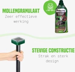 PetsBest Mollenverjager - Mollengranulaat - 2 Pack - Unieke Combinatie - Mollen Bestrijding -Gardena Winkel 1200x1162 6