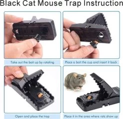 IGOODS Diervriendelijke Muizenval - Rattenval Voor Ongedierte - Muizenval Herbruikbaar - Voor Binnen En Buiten - Muizenklem - Mouse Trap - 6 STUKS -Gardena Winkel 1200x1166 7