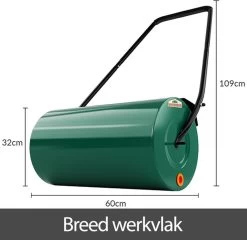 Gardebruk Tuinwals 60cm - 50L Vulvolume Staaltrommel - Groen -Gardena Winkel 1200x1168 1