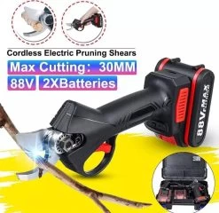 Accu Snoeischaar-88 VOLT-9000 MAh-COMPLETE SET-Professioneel-Hovenier-Tuinman -Gardena Winkel 1200x1168 4