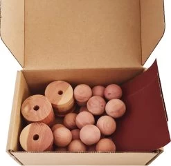 Bloomin Mottenballen - 40 Stuks + 2x Schuurpapier - Cederhout Tegen Motten - Mottenval - Motten Bestrijden - Anti Motten -Gardena Winkel 1200x1172 8