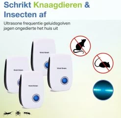 4 Pack Ultrasone Muizenverjager - Ongedierte Muizen Verjager Voor Binnen - Verjagers - Pest Reject - Repeller - Bestrijder -Gardena Winkel 1200x1173 8