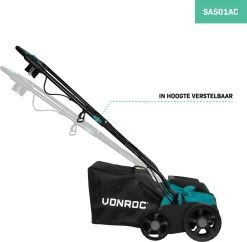 VONROC Elektrische Verticuteermachine - Gazonbeluchter – 1300W – Maaibreedte 320 Mm – 4 Dieptestanden (12/9/6/3 Mm) – Incl. 35L. Opvangbak -Gardena Winkel 1200x1174 2