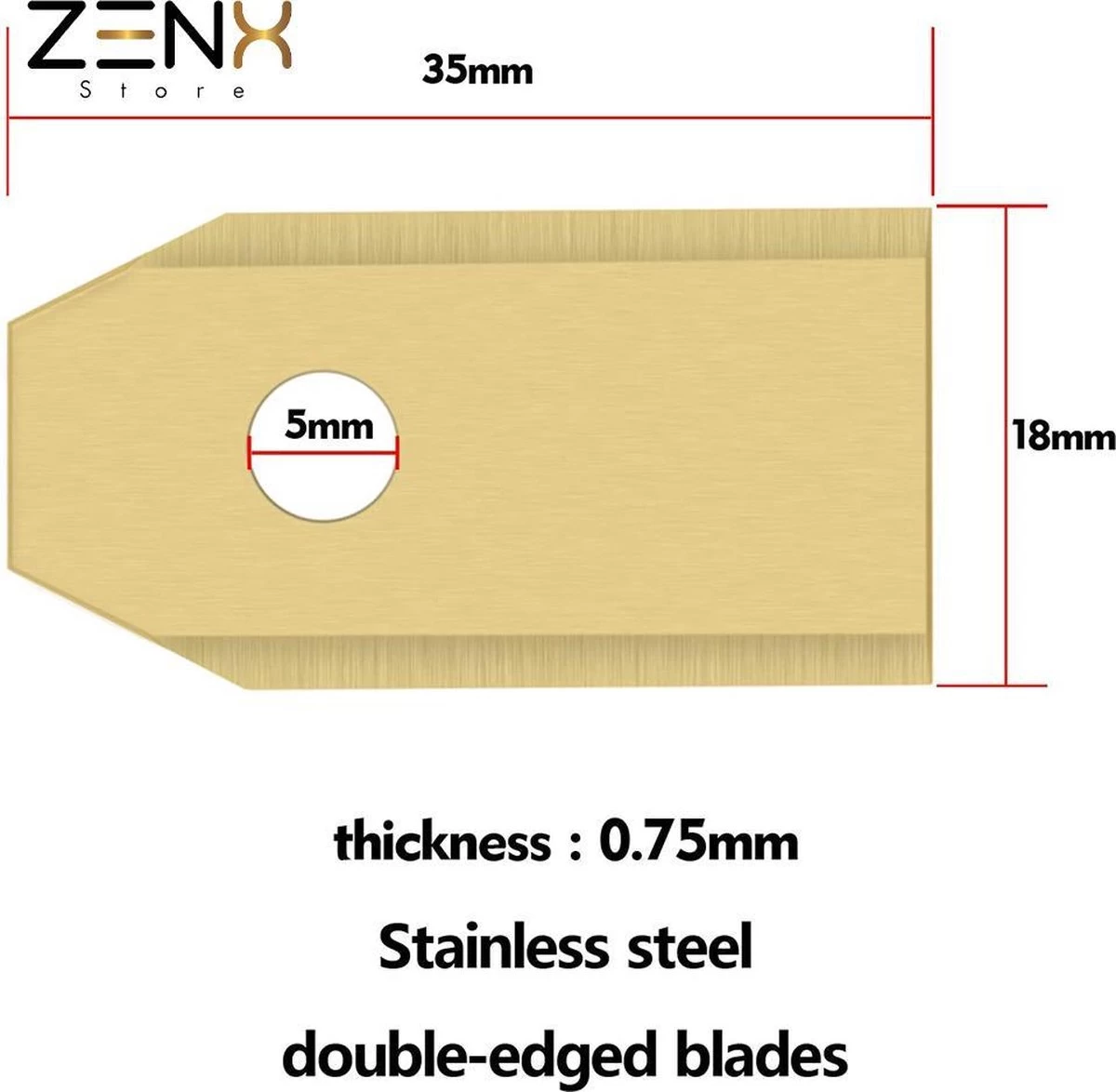 Titanium Robot Grasmaaier Mesjes Voor Husqvarna Automower, Gardena Robotmaaiers 2 Titanium Robot Grasmaaier Mesjes Voor Husqvarna Automower, Gardena Robotmaaiers - Afbeelding 2