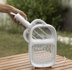 Fabula 2 In 1 Elektrische Vliegenmepper En Muggenlamp - Wespenverjager - Vliegenverjager Voor Op Tafel - Vliegenvanger - Oplaadbaar USB -Gardena Winkel 1200x1175 12