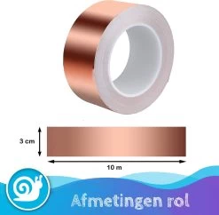 Summer Spark Kopertape Anti Slakken 10 Meter - Anti Slakken Tape - Kopertape Tegen Slakken - Slakkenval - Alternatief Op Slakkenkorrels -Gardena Winkel 1200x1175 13