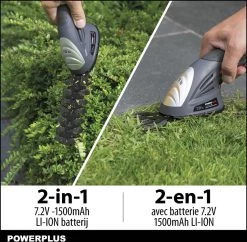 Powerplus POWEG4500 Gras-/Heggenschaar Accu - 7.2V - Snoeien En Knippen - Zwaardlengte 83/120mm - Mesafstand 8mm - Incl. 1,5Ah Accu En Lader - Haagschaar Voor Tuinonderhoud 8 Powerplus POWEG4500 Gras-/Heggenschaar Accu - 7.2V - Snoeien En Knippen - Zwaardlengte 83/120mm - Mesafstand 8mm - Incl. 1,5Ah Accu En Lader - Haagschaar Voor Tuinonderhoud -Gardena Winkel 1200x1177 6