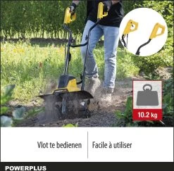 Powerplus POWXG72010 Tuinfrees - 1500W - Werkbreedte 450mm - Werkdiepte Max. 220mm - Incl. 6 Messen En Wielen -Gardena Winkel 1200x1179 15