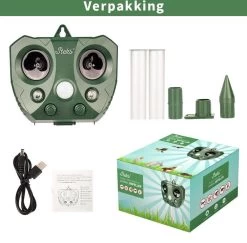 Steks® Ultrasone Kattenverjager - Kattenschrik - Katten Afweermiddel - Zonneenergie - Marterverjager - Op Batterijen - Met Adapter - Tuin - Ongedierte Verjager -Gardena Winkel 1200x1179 30