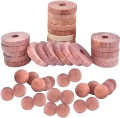 Tiny Panda – 40x Cederhout Tegen Motten – Natuurlijke Mottenballen – Mottenval – Motten Bestrijden - 20 Ringen 20 Ballen -Gardena Winkel 1200x1179 31