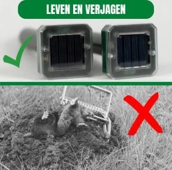 Jork - Mollenverjager - Mollenverjager Op Zonne Energie - Mollenbestrijding - Muizenverjager - Muizenval Diervriendelijke - 4 Stuks - Diervriendelijk - Zonne Energie - Waterdicht - V2 - 2023 Model -Gardena Winkel 1200x1181 19