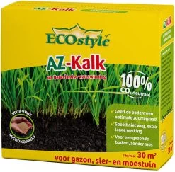 ECOstyle AZ Kalk Micro Korrel – Voor Gazon, Sier- En Moestuin - Corrigeert Zuurgraad Direct En Langdurig - Werkt Tegen Mos - CO2-Neutraal – 135 M² - 10 KG -Gardena Winkel 1200x1181 9