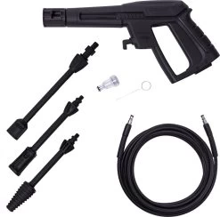 VONROC Hogedrukreiniger V14-1 - 1400W – 110 Bar – 390 L/h – Incl. 5m Slang, Spuitstukken En Accessoires -Gardena Winkel 1200x1183