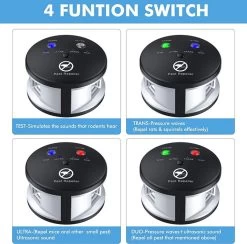 B-care Ultrasone Muizen Verjager - Muizenverjager Ultrasone Binnen En Buiten - Ultrasonische Ongedierte Bestrijder - Insecten Bestrijden - Ultrasone Verjager - Pest Repeller - Pest Reject - Marterverjager -Gardena Winkel 1200x1183 9