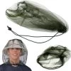 Merkloos Hoofdklamboe - Hoofdnetje Tegen Muggen - Muskietennet - Antimuggen Hoofdnet - Muggennet - Mosquito Headnet - Universeel - Groen
