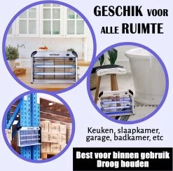 Shutterlight® 20 Watt Insectenlamp - Tot 50 M2 - 2000V - Muggenlamp - Vliegenlamp - Muggenvanger - Binnen -Gardena Winkel 1200x1185 9