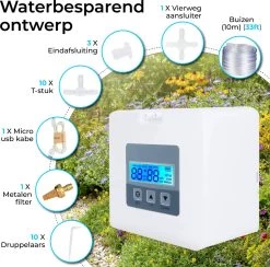 Automatisch Bewateringssysteem Voor Kamerplanten Met Pomp – Waterdruppelaar – Watergeefsysteem– Planten Watergever -Gardena Winkel 1200x1186 7
