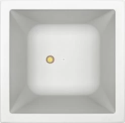 Elho Vivo Matt Finish Vierkant Wielen 40 - Grote Plantenbak Voor Binnen & Buiten - Gemaakt Van Gereycled Plastic - L 39 X W 39 X H 41 Cm - Wit -Gardena Winkel 1200x1187 21