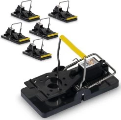 Wonact Muizenval - Muizenklem - 6 Stuks - Mouse Trap - Extra Sterk - 100% Pakkans – Voor Binnen En Buiten - Inclusief E-boek