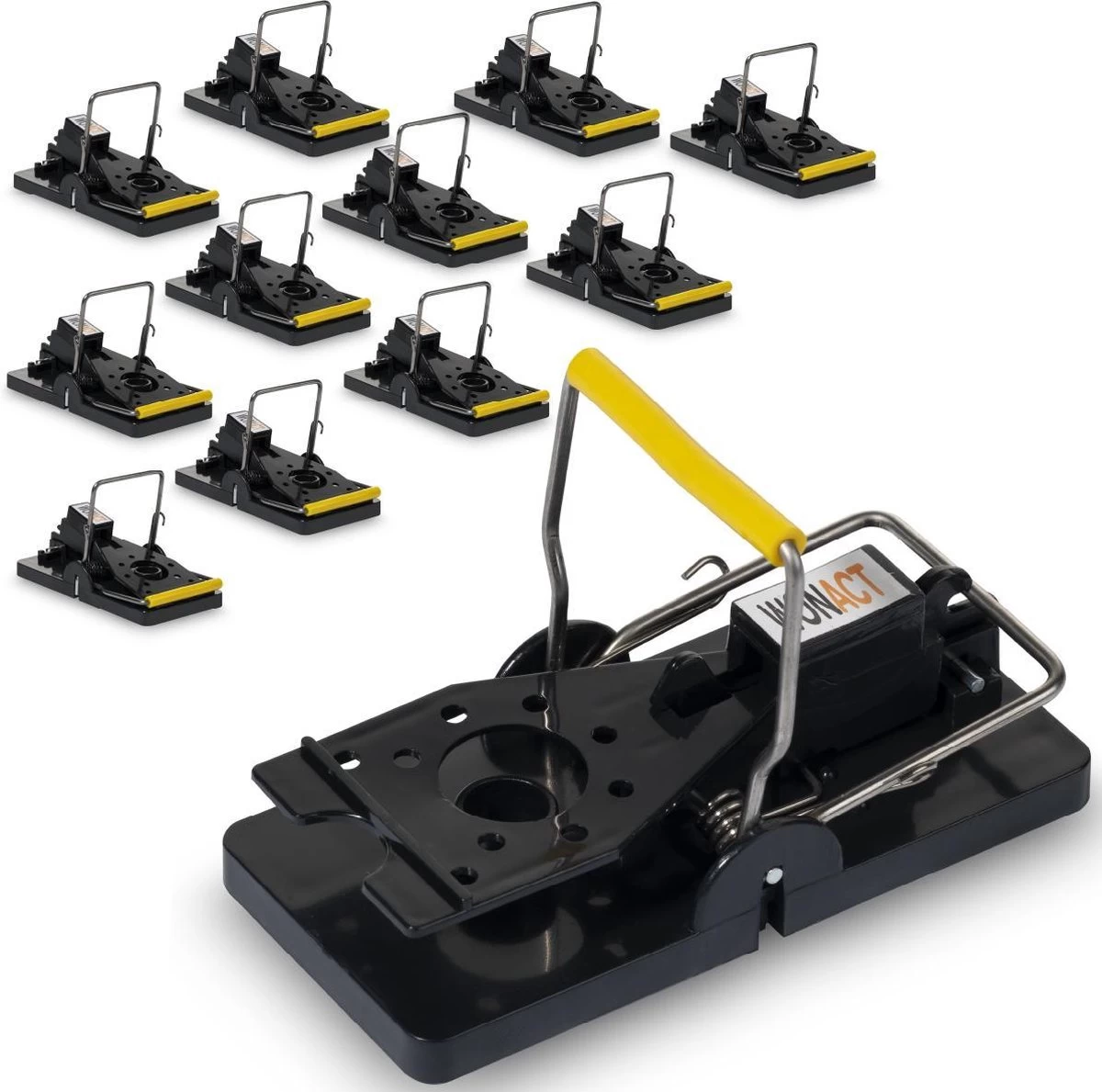 Wonact Muizenval - Muizenklem - 12 Stuks - Extra Sterk - 100% Pakkans – Voor Binnen En Buiten - Inclusief E-boek 1 Wonact Muizenval - Muizenklem - 12 Stuks - Extra Sterk - 100% Pakkans – Voor Binnen En Buiten - Inclusief E-boek