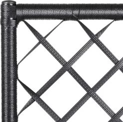 Casaria Polyrattan Plantenbak - Met Klimoprek - 3 Bakken Zwart -Gardena Winkel 1200x1190 13