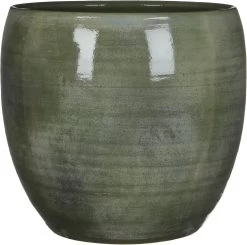 Mica Decorations Lester Bloempot - H31 X Ø33 Cm - Terracotta - Groen -Gardena Winkel 1200x1192 8