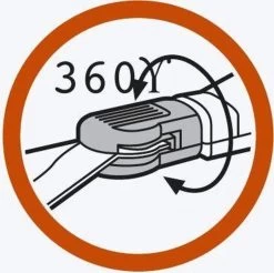 GARDENA Classic Grasschaar - Draaibaar 360° -Gardena Winkel 1200x1193 4