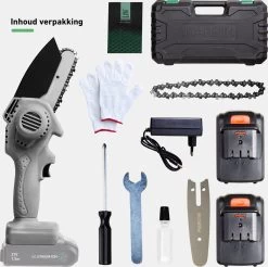 Mardin Mini Kettingzaag - Snoeizaag - Kettingzaag - Kettingzaag Electrisch Met 2 Accu - Inclusief Koffer - 1 Extra Accu - Grijs 17 Mardin Mini Kettingzaag - Snoeizaag - Kettingzaag - Kettingzaag Electrisch Met 2 Accu - Inclusief Koffer - 1 Extra Accu - Grijs -Gardena Winkel 1200x1193 8