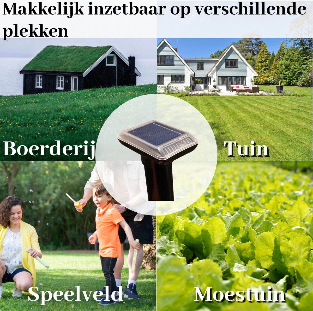 Sedeve Mollenverjager Op Zonne Energie –Mollenverjager – Muizenverjager – Ultrasone-verjager – Bereik Van 150 M2 - Set Van 2 Stuks 7 Sedeve Mollenverjager Op Zonne Energie –Mollenverjager – Muizenverjager – Ultrasone-verjager – Bereik Van 150 M2 - Set Van 2 Stuks - Afbeelding 7