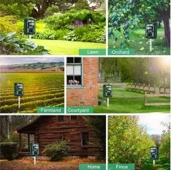 Fleau Garden Ultrasone Kattenverjager - Zonneenergie - Universele Dierenverjager - Duivenverjager - Marterverjager - Ongedierte Verjager -Gardena Winkel 1200x1195 28