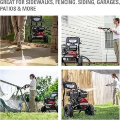 Powertech Professionele Hogedrukreiniger Op Benzine - 6.5 PK - 3600 PSI - 220 Bar - Hogedrukreiniger Auto - Terrasreiniger - Oppervlaktereiniger - Autoreiniger - Zwembadreiniger - 5 Snelkoppelstukken- Zwart / Rood -Gardena Winkel 1200x1195 5