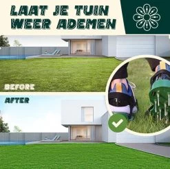 Merkloos Gazonbeluchtingssandalen Premium - Gazonbeluchter - Beluchter - Gazonverluchter - Gazonpriksandalen - Verticuteerroller - Graszaad - Gazonmest - Kerstcadeau - Voor Mannen - Voor Vrouwen - Cadeautjes- Vaderdag Cadeau- Geschenk- Cadeautjes -Gardena Winkel 1200x1197 14