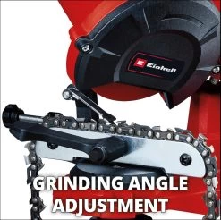 Einhell Kettingslijper GC-CS 85 E (85 W - 5500 /min - Slijphoekverstelling W. Schaal - Kettingspanner - Dieptebegrenzer Incl. Slijpschijf) -Gardena Winkel 1200x1197 18