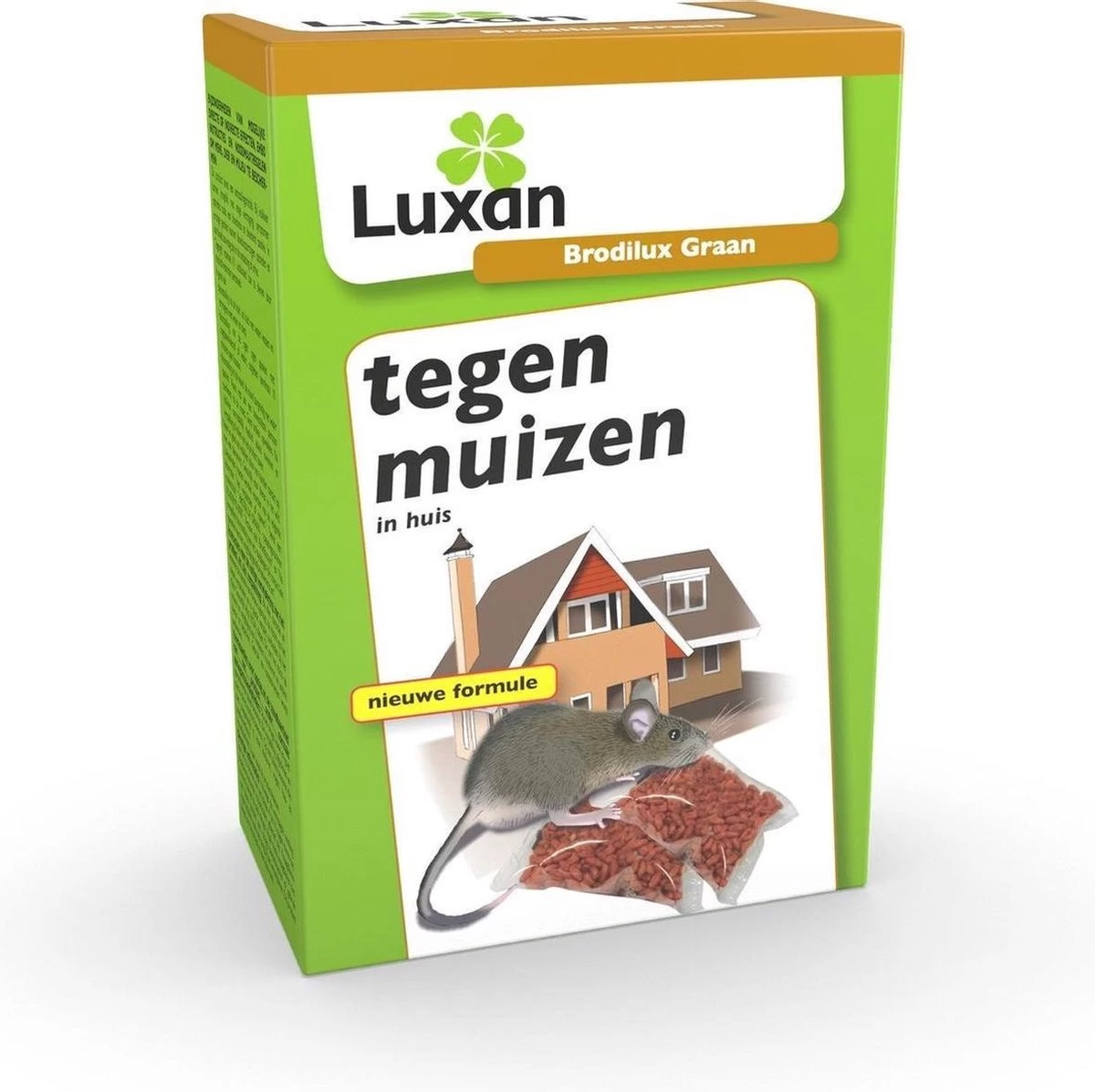 VOORDEEL PAK: Luxan Brodilux Graan Muizengif (3x 50gram) - Tegen Muizen In Huis - Muizengif Korrels - Muizengif Met Snelle Werking 3 VOORDEEL PAK: Luxan Brodilux Graan Muizengif (3x 50gram) - Tegen Muizen In Huis - Muizengif Korrels - Muizengif Met Snelle Werking - Afbeelding 3