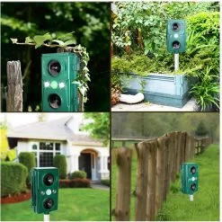 Milize Solar Kattenverjager - Honden En Kattenschrik - Muizenverjager - Marterverjager - Vogelverjager - Oplaadbare Batterijen - Bewegingssensor - Zonne Energie - USB Lader - Katten Verjager -Gardena Winkel 1200x1198 54