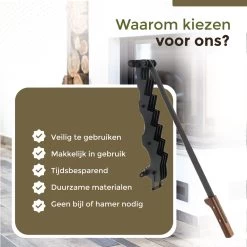 Flowkey® Houtklover XL - Houtsplijter Bijl - Houtkliever Kloofwig Gietijzer - Voor Hout & Aanmaakhout - Inclusief Gratis Bevestigingsset -Gardena Winkel 1200x1199 1