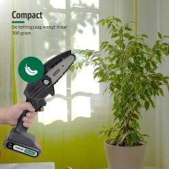 Mardin Mini Kettingzaag - Snoeizaag - Kettingzaag - Kettingzaag Electrisch Met 2 Accu - Inclusief Koffer - 1 Extra Accu - Zwart -Gardena Winkel 1200x1199 16