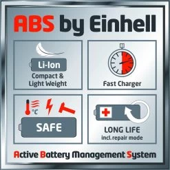 Einhell Accu Bladblazer GE-CL 18 Li E Kit (1x2,0Ah) Power X-Change (Li-Ion - 18 V - 12000 Min-1 - 210 Km/h Blaasluchtstroom - Incl. 2,0 Ah Accu En Lader) -Gardena Winkel 1200x1199 3