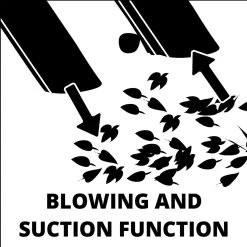 Einhell Elektrische Bladblazer GC-EL 3024 E (blazen, Zuigen & Versnipperen, Zuigbuis Ø75 Mm, Zuigkracht 650 M³/h, Hakselfunctie 10:1, Blaassnelheid 240 Km/h, Opvangzak 40 L) -Gardena Winkel 1200x1199 4