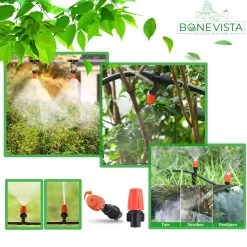 Bone Vista® 155 Stuks Water Druppelslang Irrigatiesysteem Tuin – Bewateringssysteem & Druppelsysteem -Gardena Winkel 1200x1200 1017