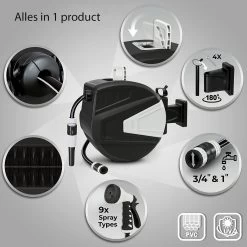 Sens Design Slanghaspel - Tuinslang Haspel - Automatisch - Zwart - 20m -Gardena Winkel 1200x1200 1077