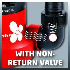 Einhell Dompelpomp GC-SP 3580 LL (350 W - 8000 L/h - 1 Mm Restwater - Traploos Instelbare Vlotterschakelaar - GeÃ¯ntegreerd Terugslagventiel - Draaghandvat - Kabelopwikkeling - Mechanische Afdichting) -Gardena Winkel 1200x1200 1099