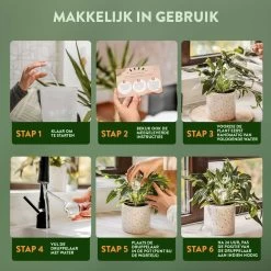 STFF & Co® Waterdruppelaar Voor Planten – Irrigatiesysteem Automatisch Watergeefsysteem – Waterbollen Voor Planten – Bewateringssysteem – 8 Stuks - 5cm -Gardena Winkel 1200x1200 1172